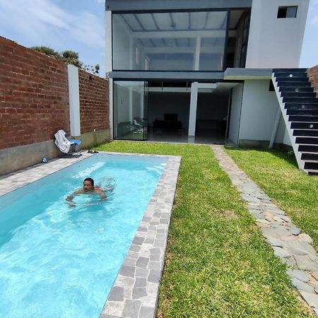 Villa Casa De Playa Con Piscina Ancon Esterno foto