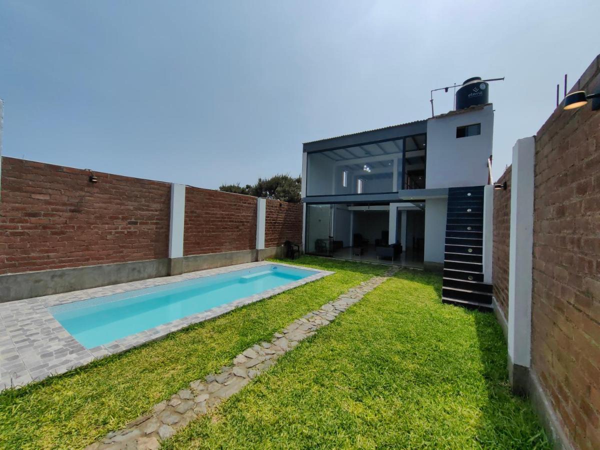 Villa Casa De Playa Con Piscina Ancon Esterno foto