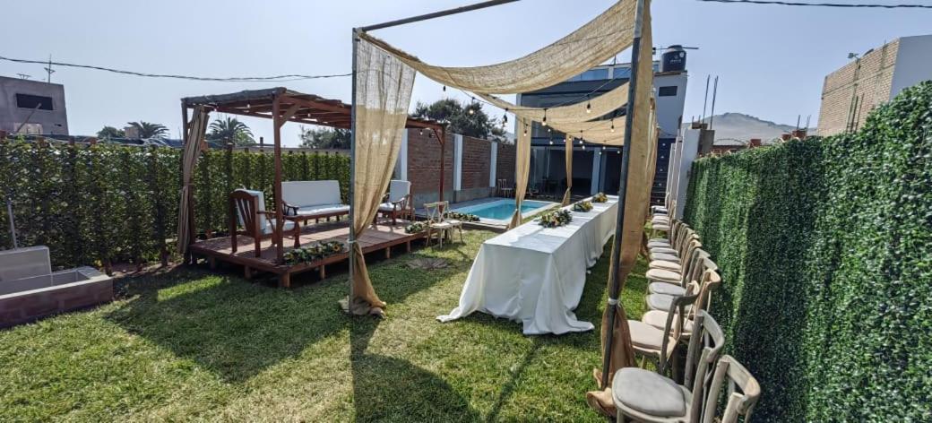 Villa Casa De Playa Con Piscina Ancon Esterno foto